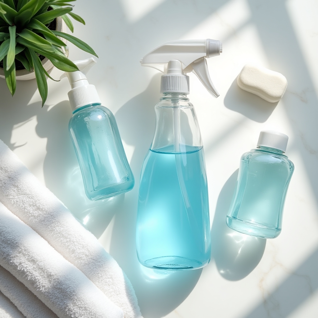 Kíméletes, környezetbarát tisztítószerek természetes fényben